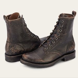 Frye Veronica Combat Boots 9.5